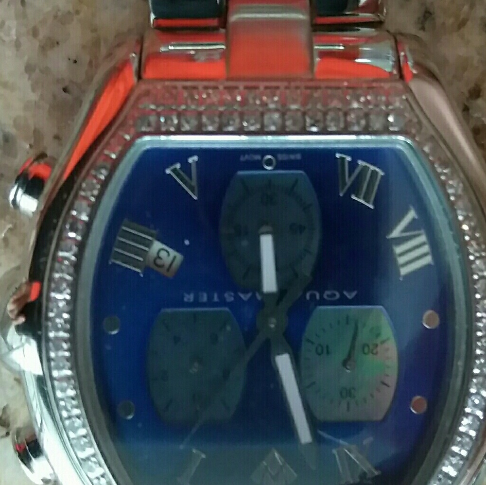 Diamond aqua master watch